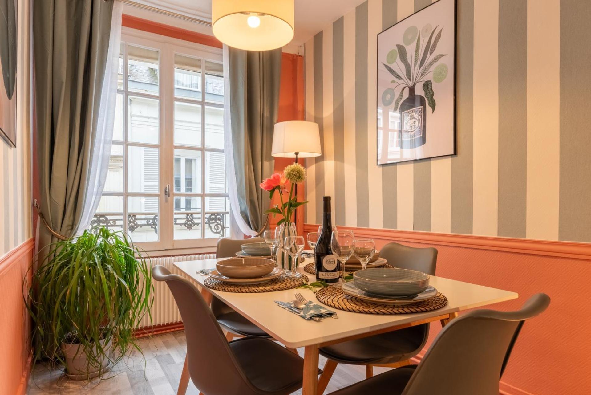 Olympe By Kleidos, Appartement 4P, Rue Calme, Centre Historique, Proche Gare Rouen Luaran gambar
